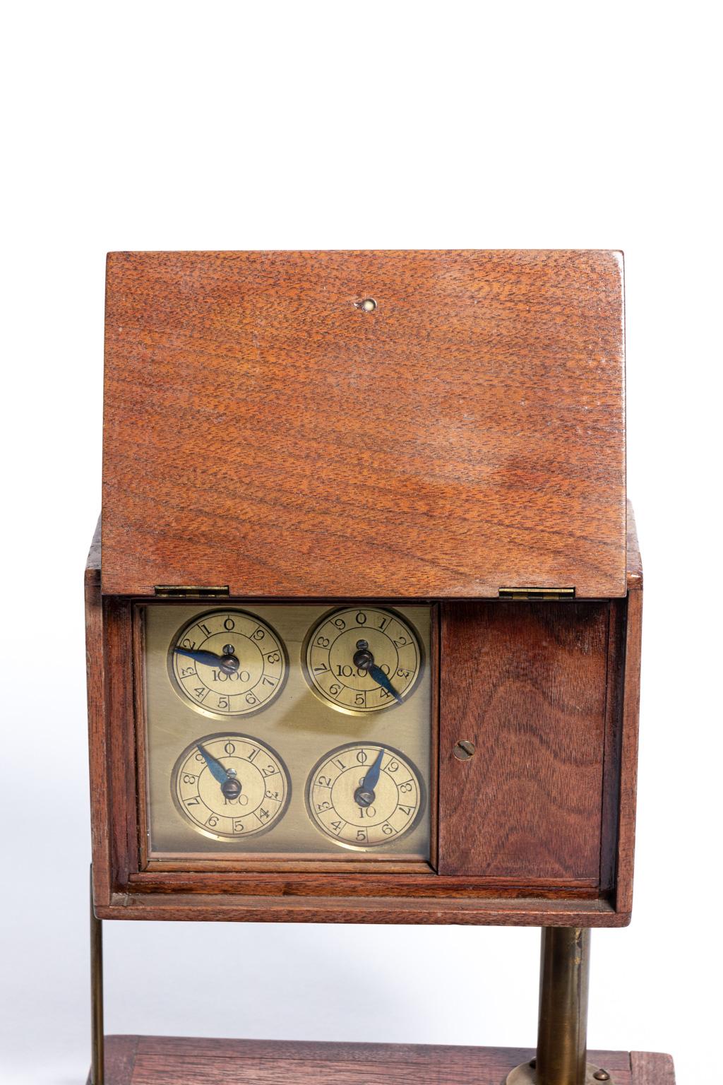 Punch Clock Apparatus, circa 1870s For Sale 4