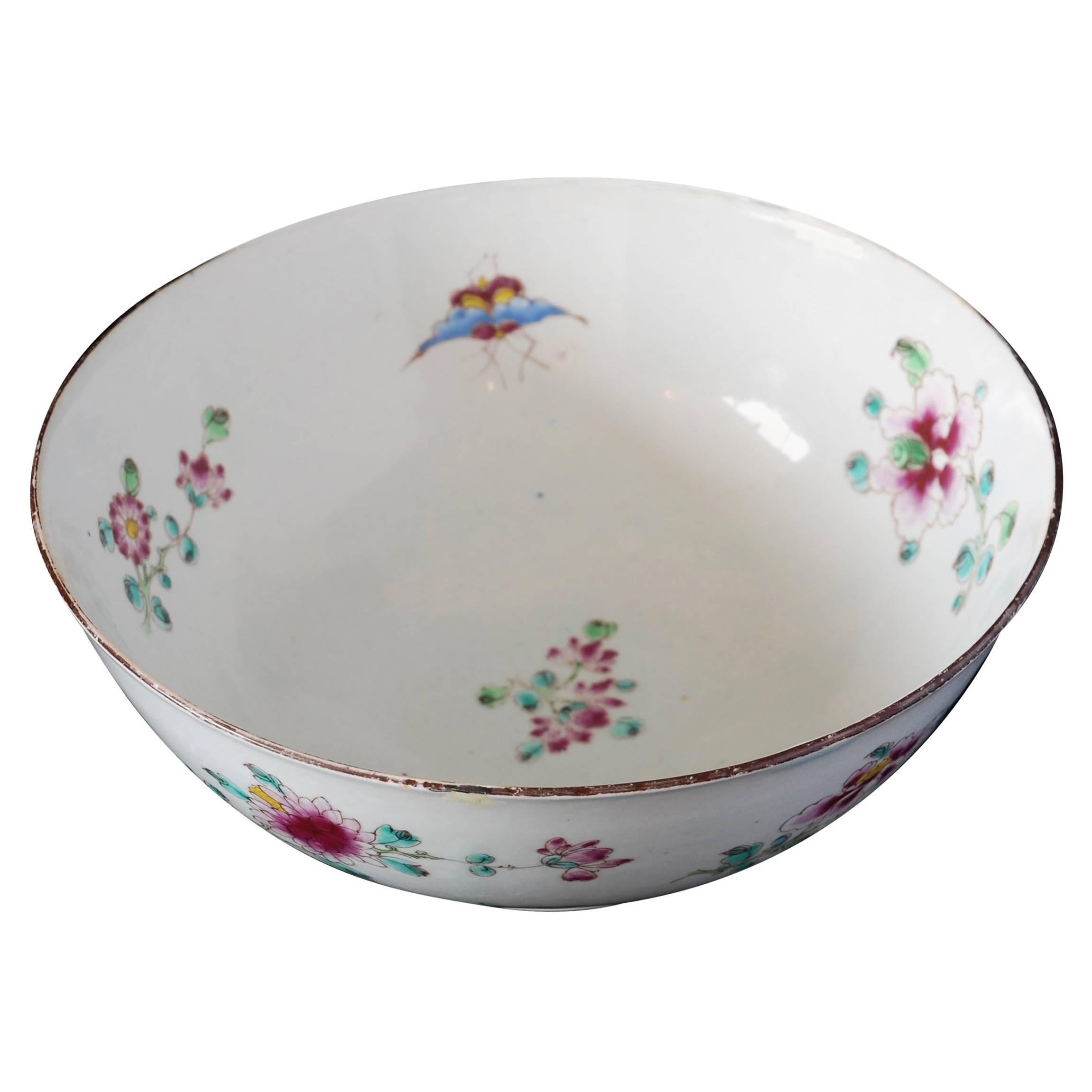 Punch Powl, Bow Porcelain Factory, circa 1755