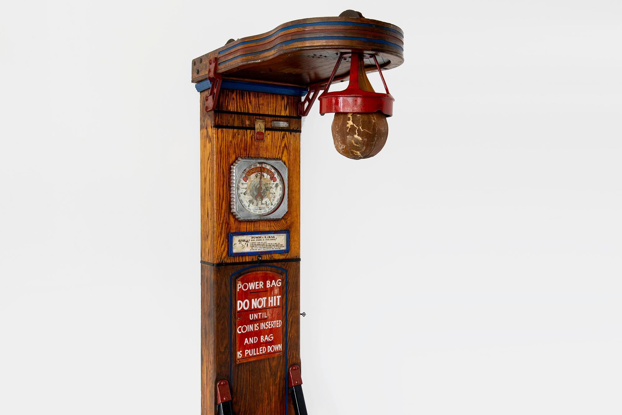 Wood Punching Game Machine, circa 1920s