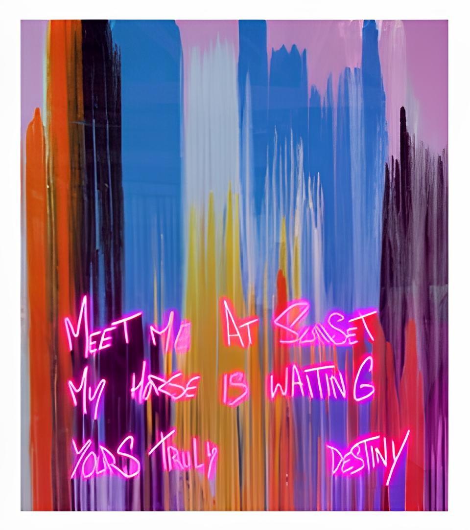 Abstract Painting di Punk Me Tender - Fantasia, Luna e Galassia