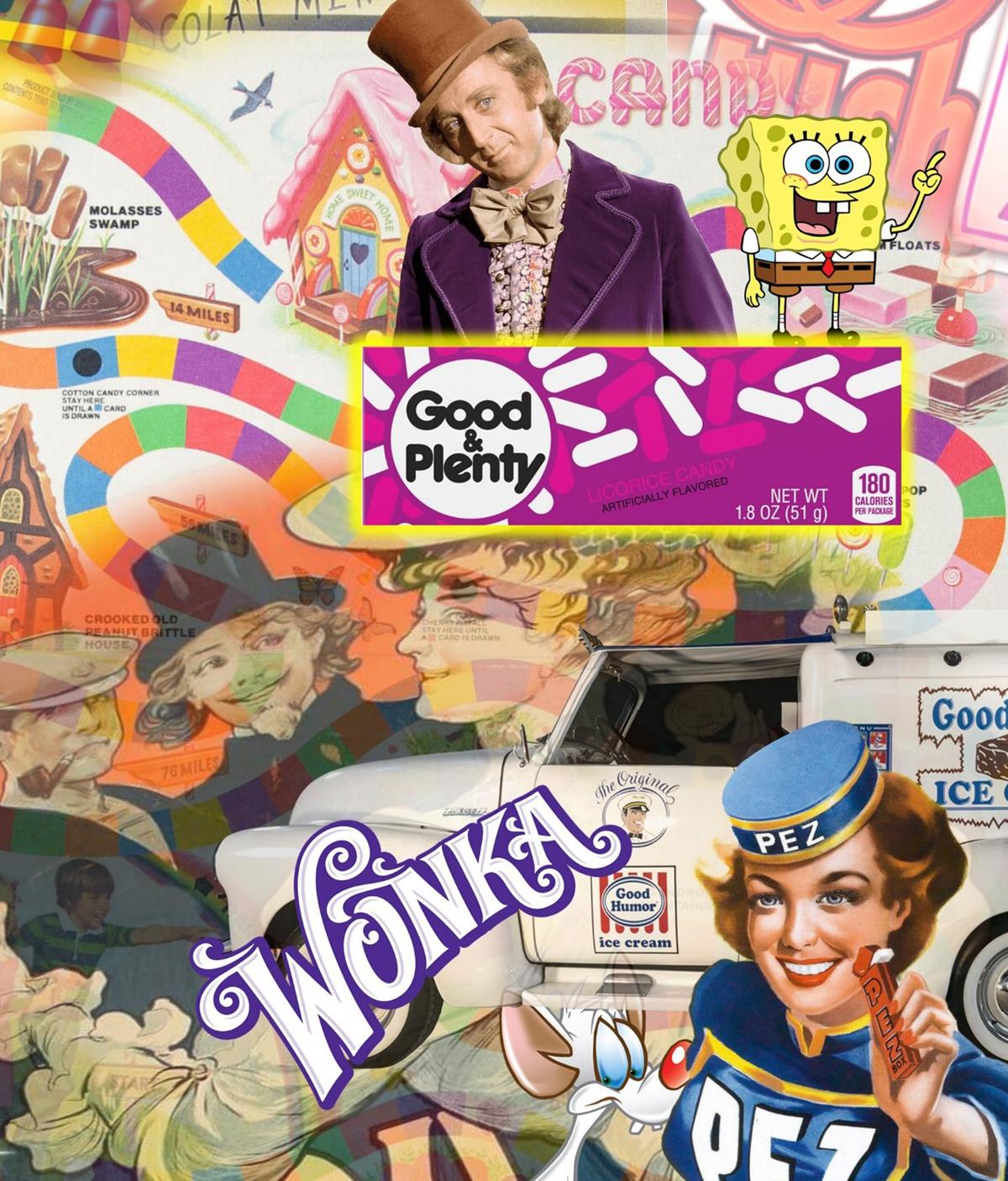 Sweet Tooth, large 41x61 inches Framed 2024 - Pop Art Print by Punk