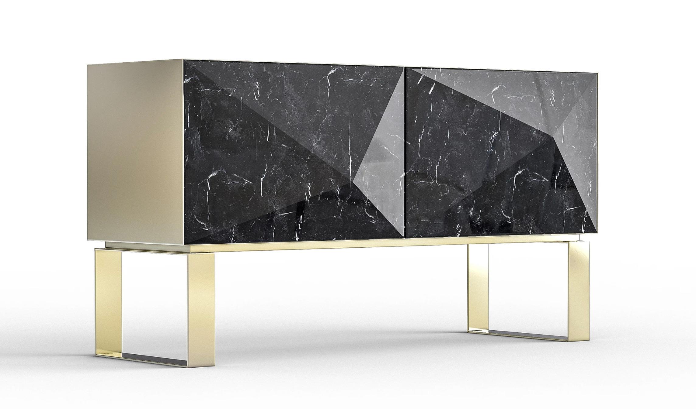 Modern Punta Cabinet by Marmi Serafini For Sale