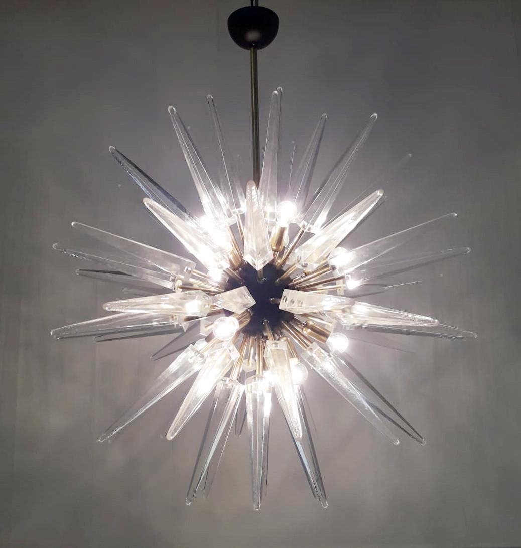 Mid-Century moderno Lampadario Puntali Sputnik di Fabio Ltd in vendita