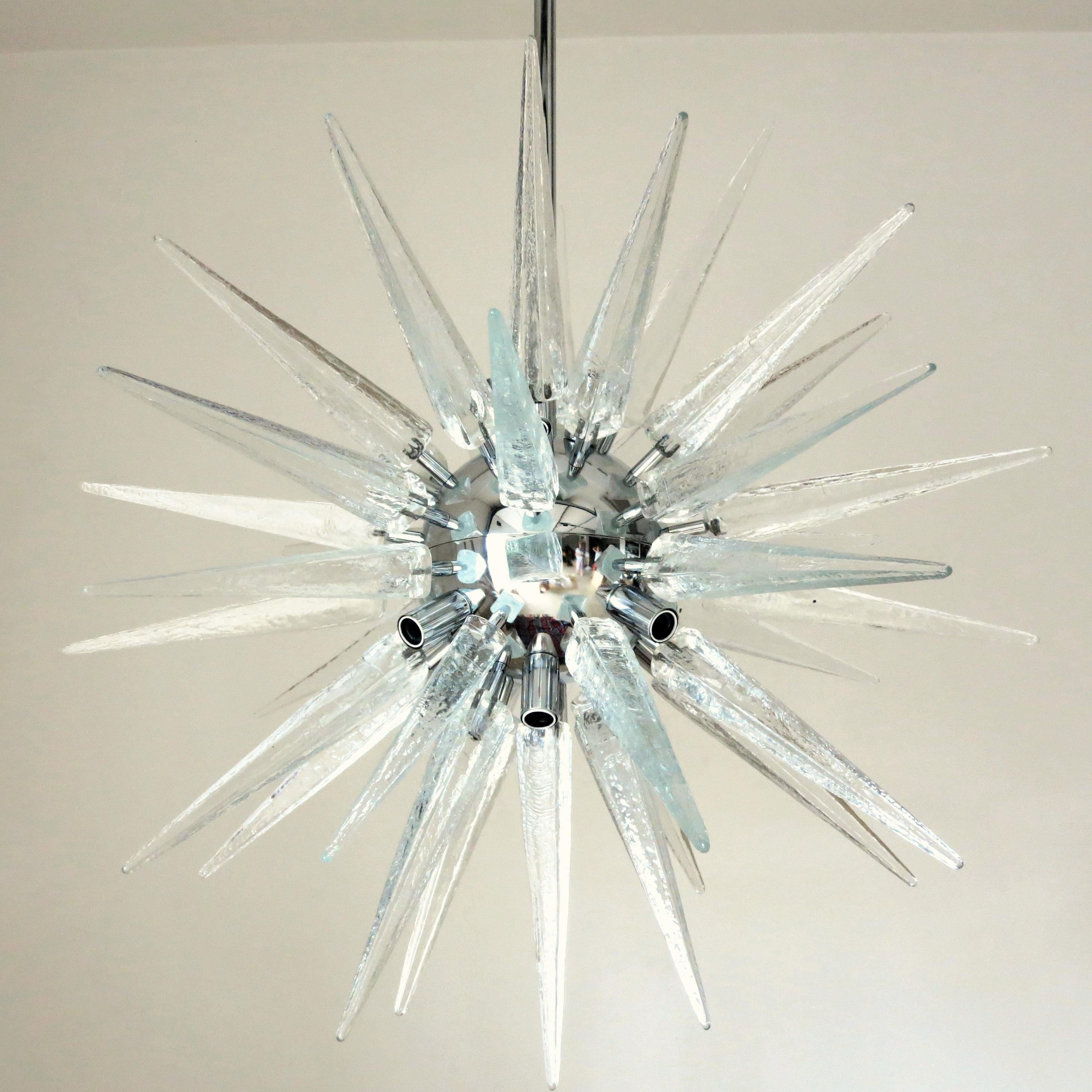 Mid-Century Modern Puntali Sputnik Chandelier by Fabio Ltd For Sale