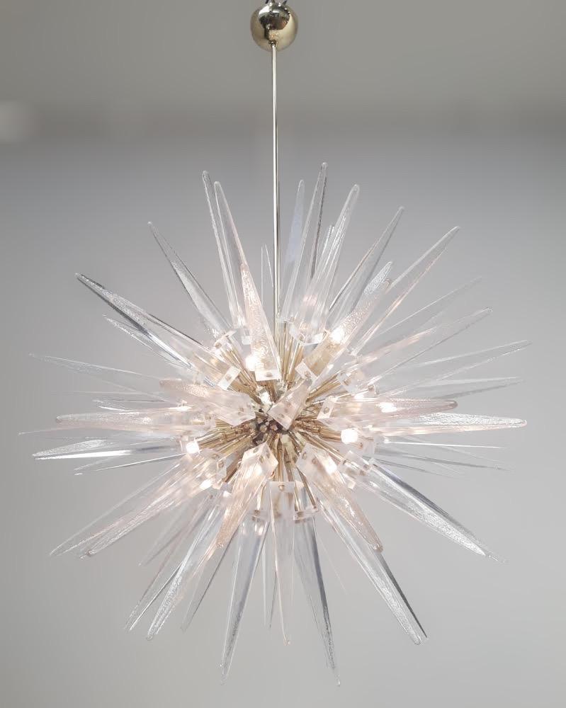 Mid-Century moderno Lampadario Puntali Sputnik di Fabio Ltd in vendita
