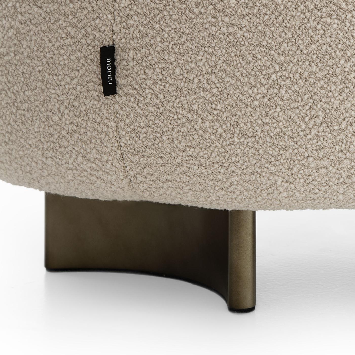 Italiano Pouf Punto e Virgola Powder Pink di Morica Design in vendita