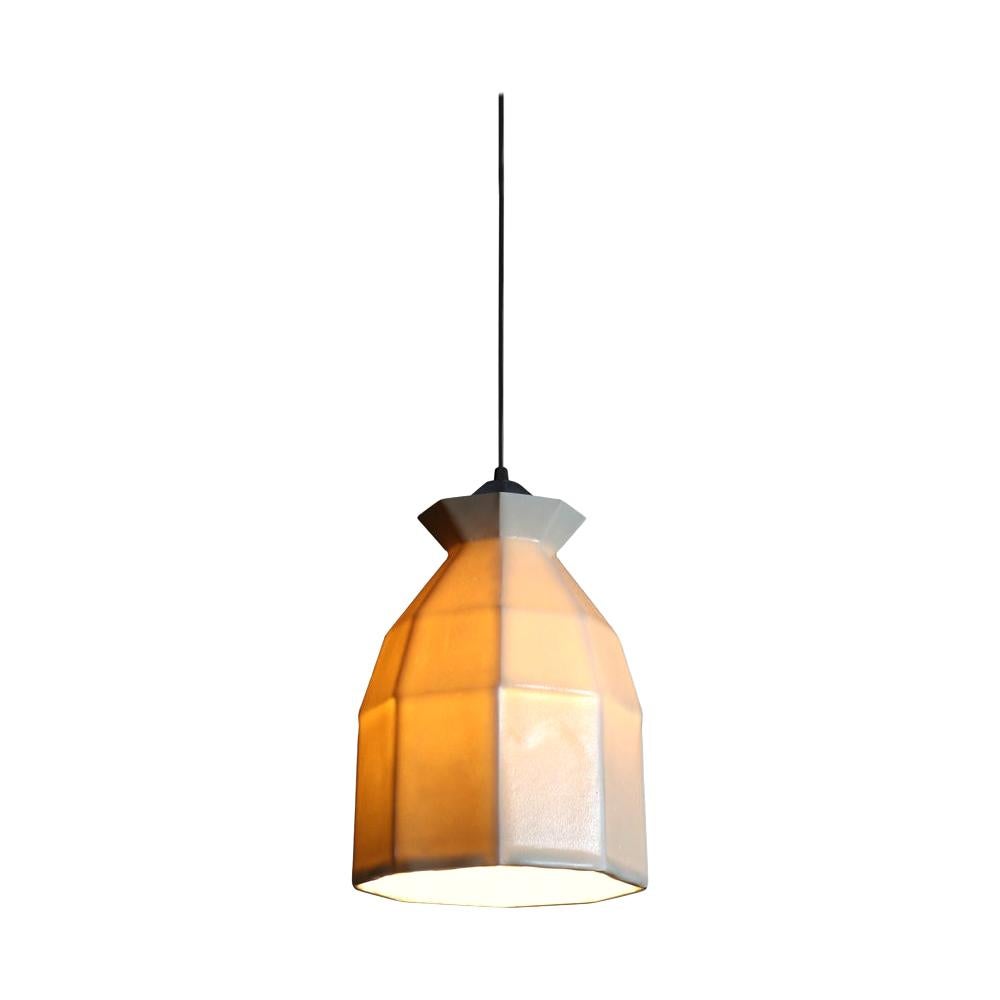 Expansion 2 is a modern twist on a Classic pendant form. The geometric curves sit beautifully over tabletops and work spaces.

Cord:
15’ fabric cord wire with switch available in black or white
Custom cord colors upon request

Tubing:
”