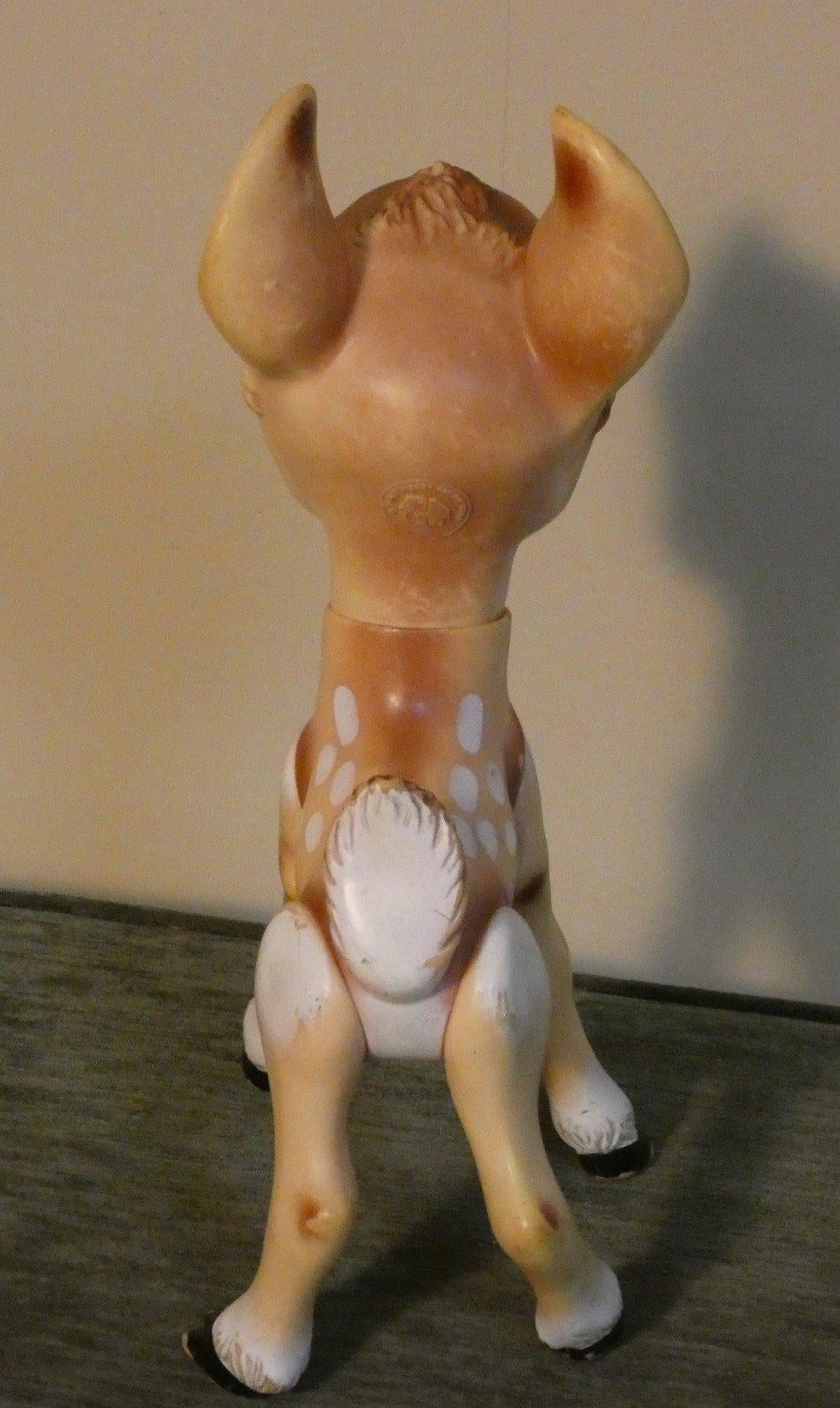 Italian Ledra plastic rubber doll for Disney Bambi - Italy 1960s
