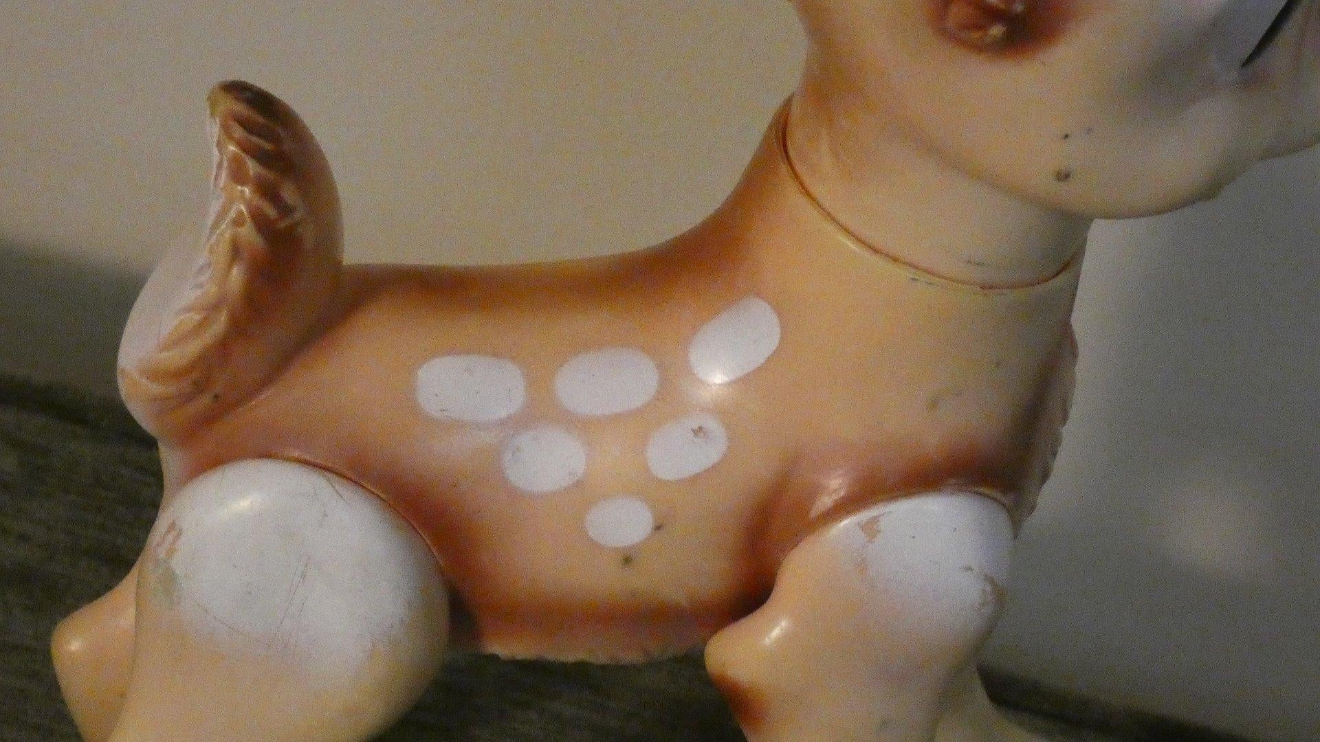 Mid-20th Century Ledra plastic rubber doll for Disney Bambi - Italy 1960s