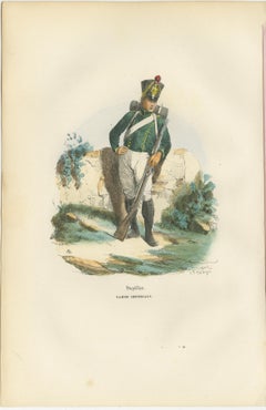 Pupilles de la Garde impériale, uniforme militaire napoléonien, Paris 1843