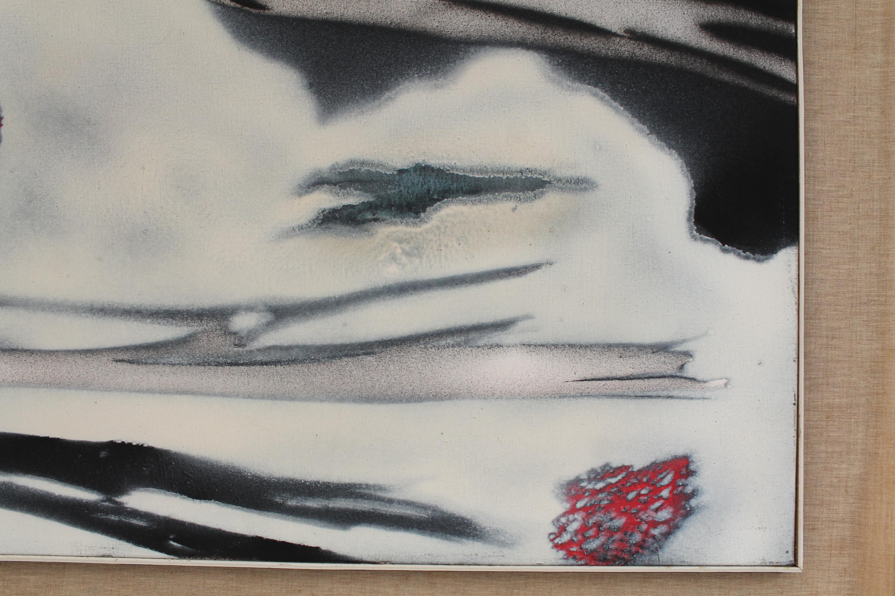 Pupino 'Mario' Samona' _ (95x71cm) Tecnica mista (Olio + Tempera) Scatola americana In condizioni ottime in vendita a Firenze, FI