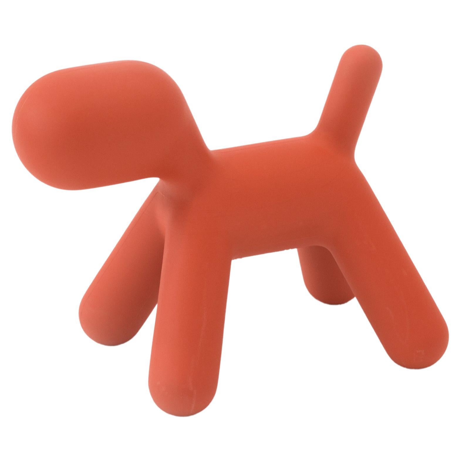 Creato da Eero Aarnio, maestro della cultura del design scandinavo e innovatore sulla scena internazionale fin dagli anni Sessanta, Puppy è un cagnolino immaginato dal grande designer, il cui obiettivo era quello di vedere attraverso gli occhi dei