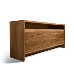 Puraforma Solid Wood Sideborad, Walnut Natural Finish, Contemporary