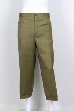 Purdey Men's Checked Wool Blend Pants Xxlarge