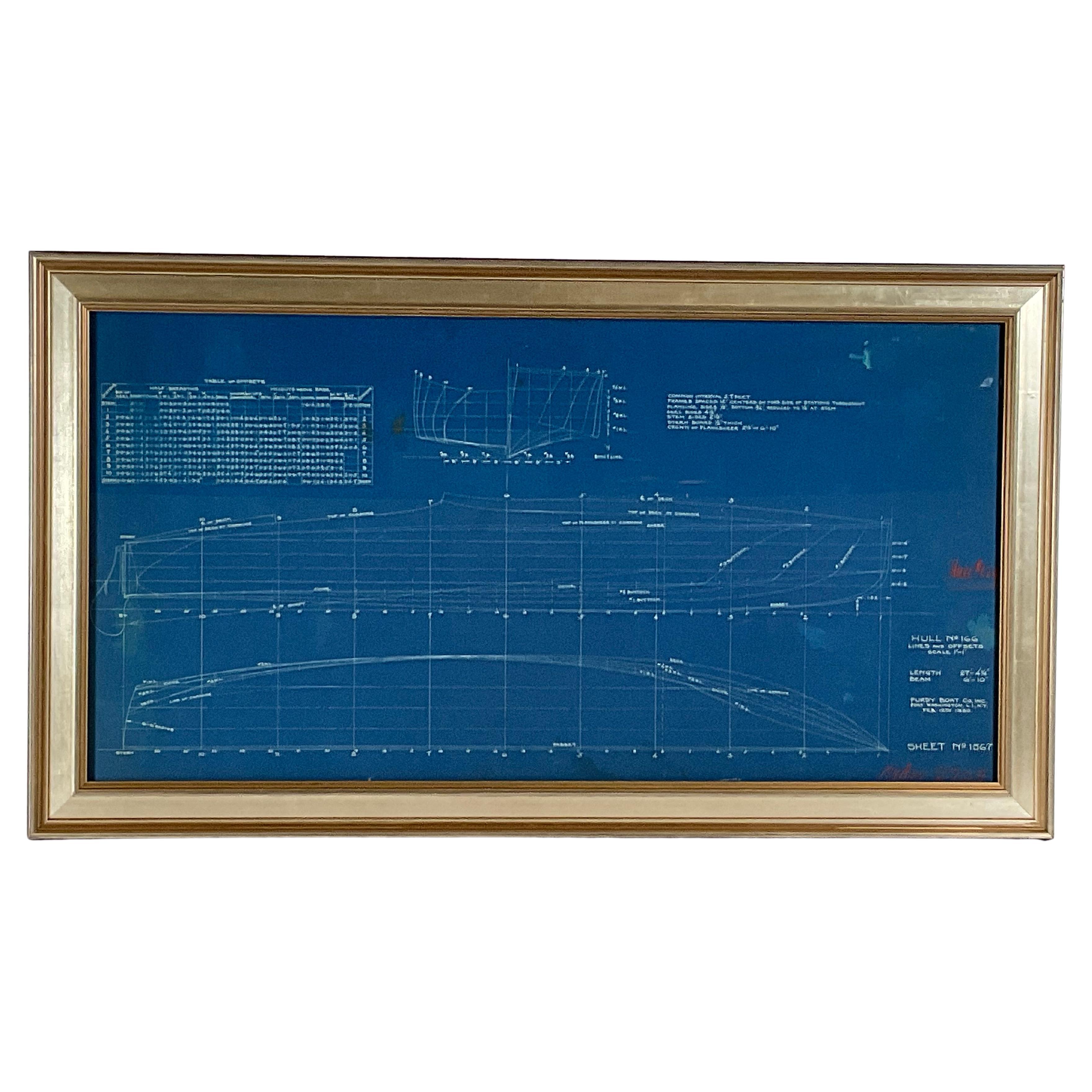 Purdy Boat Company Speedboat Blueprint