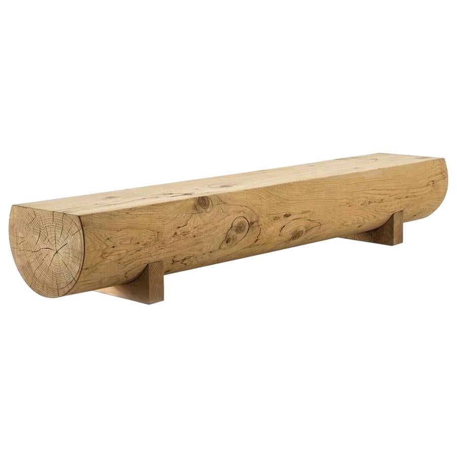 Pure 55 Inches Cedar Bench, Designed by Matteo Thun, Made in Italy For Sale