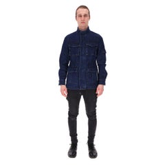 Pure Blue Japan Linen Denim Jacket