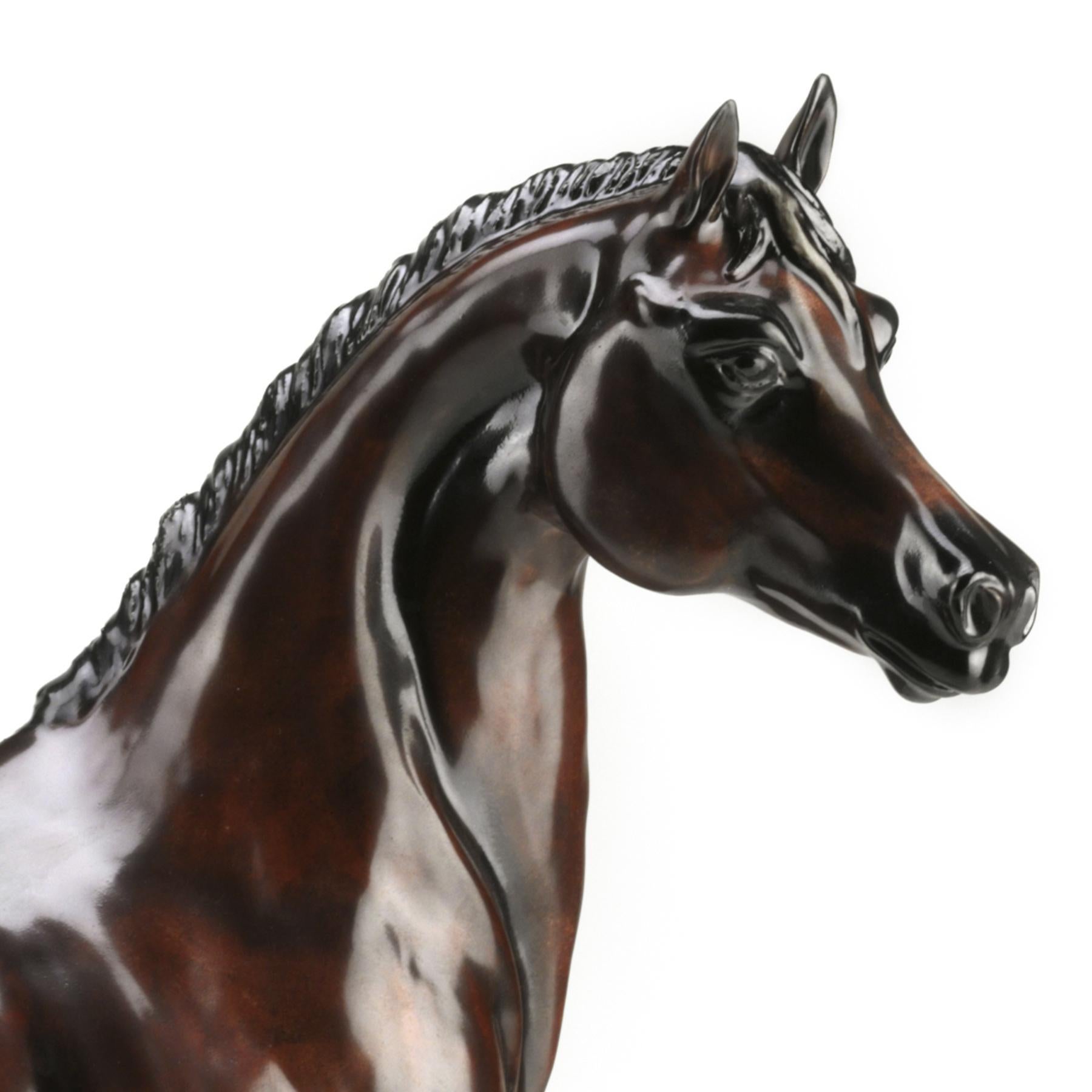 Contemporary Pure Bred Horse Sculpture For Sale