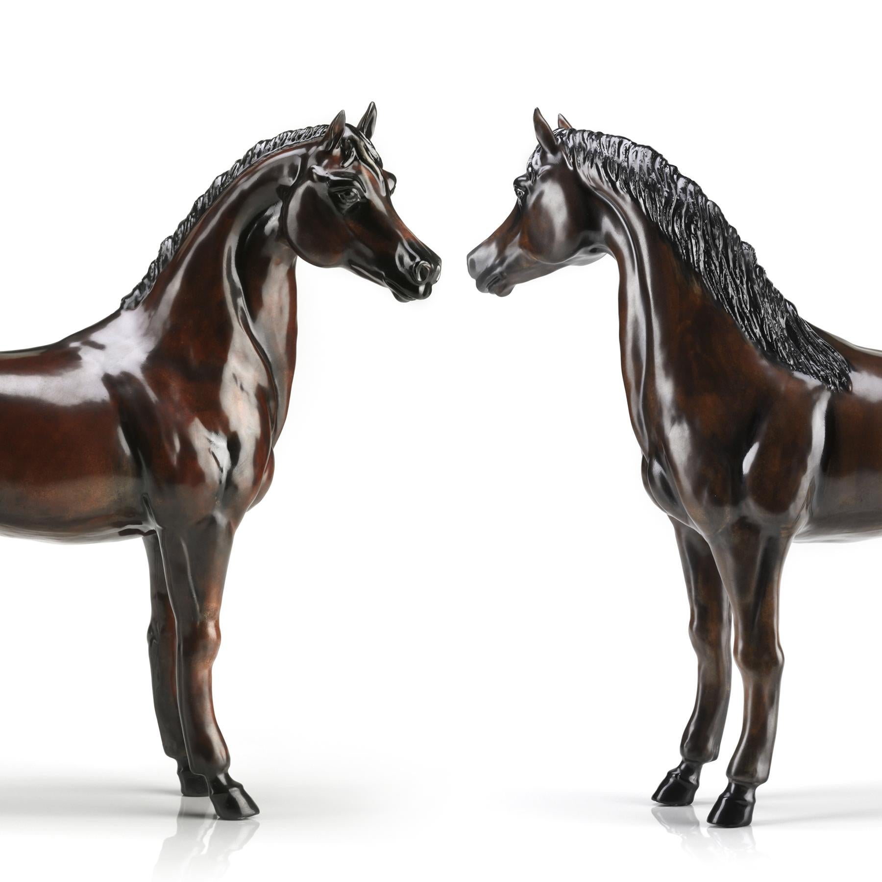 Scultura di cavallo di razza in vendita 2