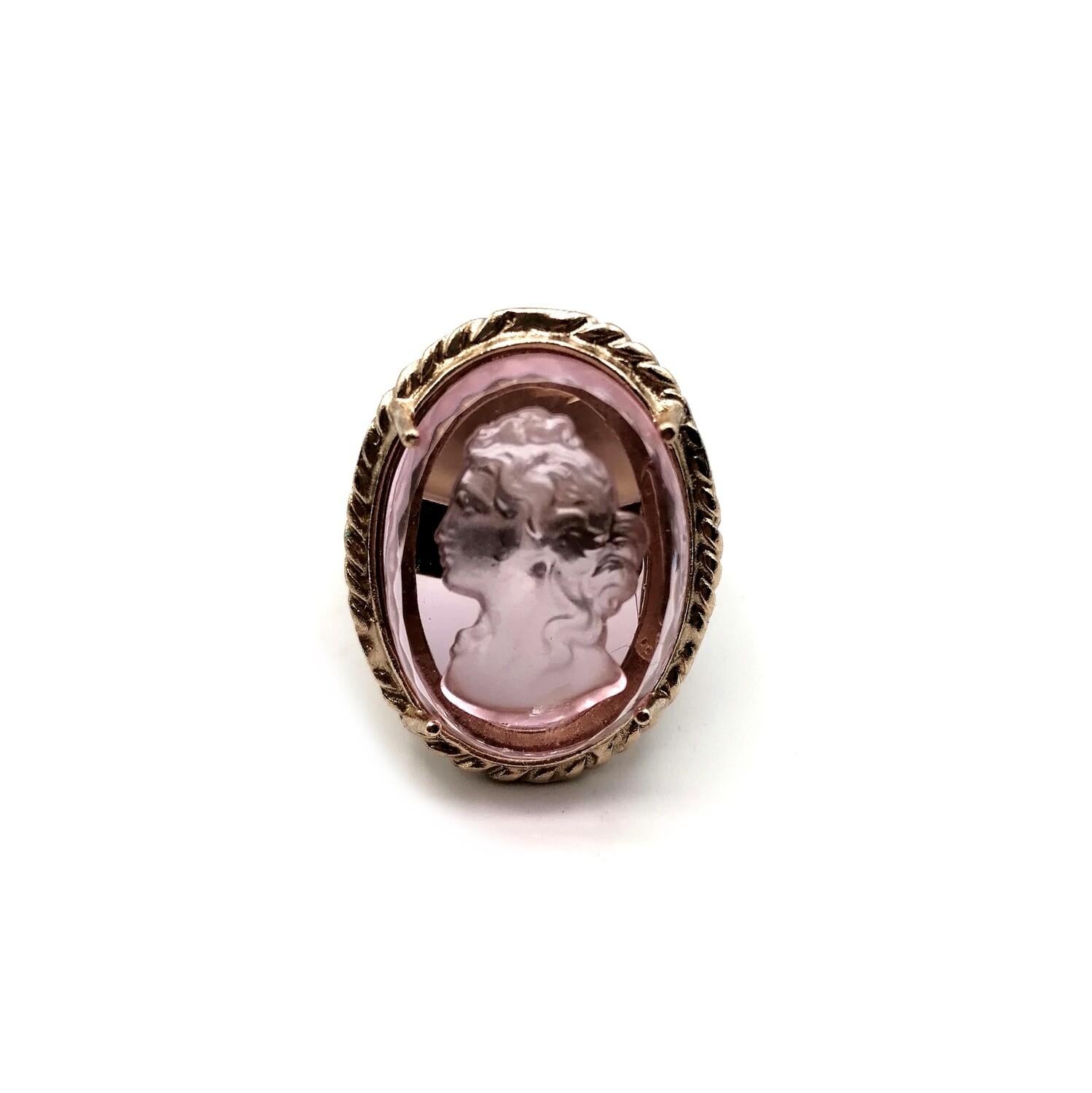 Pure Bronze and Pink Murano Glass Ring, by Patrizia Daliana For Sale at  1stDibs | pure bronze ring, murano glass rings