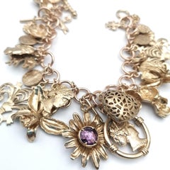 Pure Bronze "Charm" Necklace / Bracelet by Patrizia Daliana