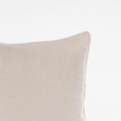 Pure Cashmere Beige Large Cushion by Muchi Decor, Made in Italy