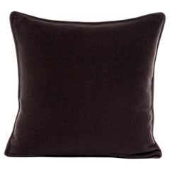 Braunes Classic-Kissen aus reinem Kaschmir von Muchi Decor, hergestellt in Italien
