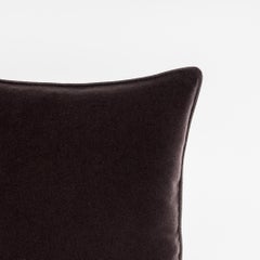 Pure Cashmere Brown Large Cushion by Muchi Decor, Made in Italy