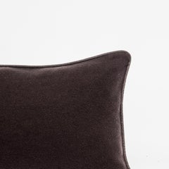 Cojín Lumbar Marrón Cachemira Pura by Muchi Decor, Made in Italy