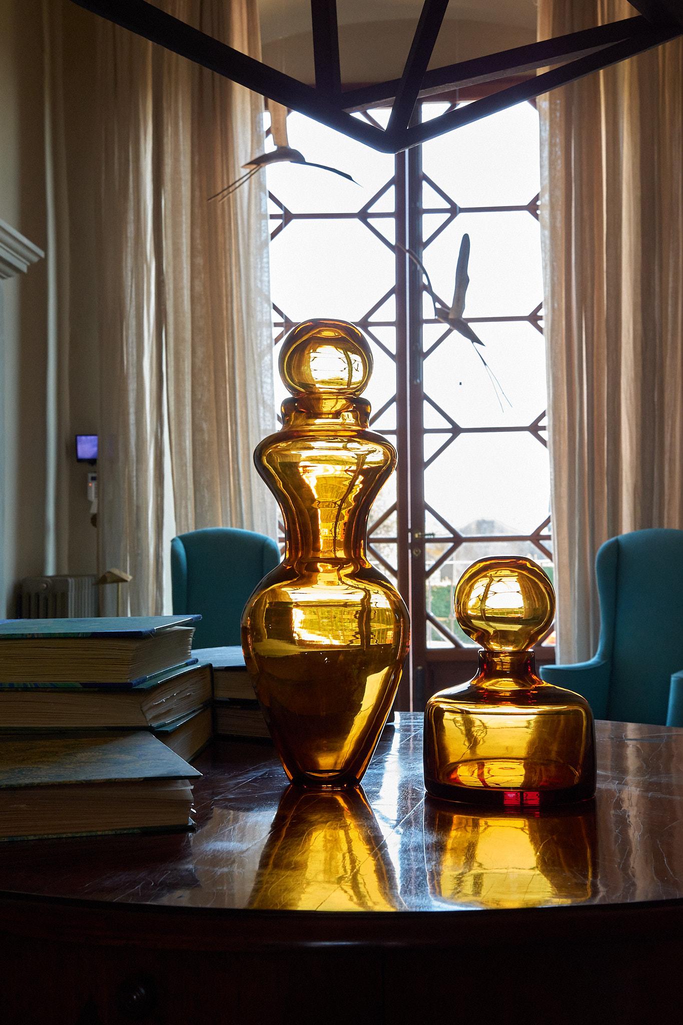 Post-Modern Pure Crystal Cefalù Vase by Studio Bojola For Sale