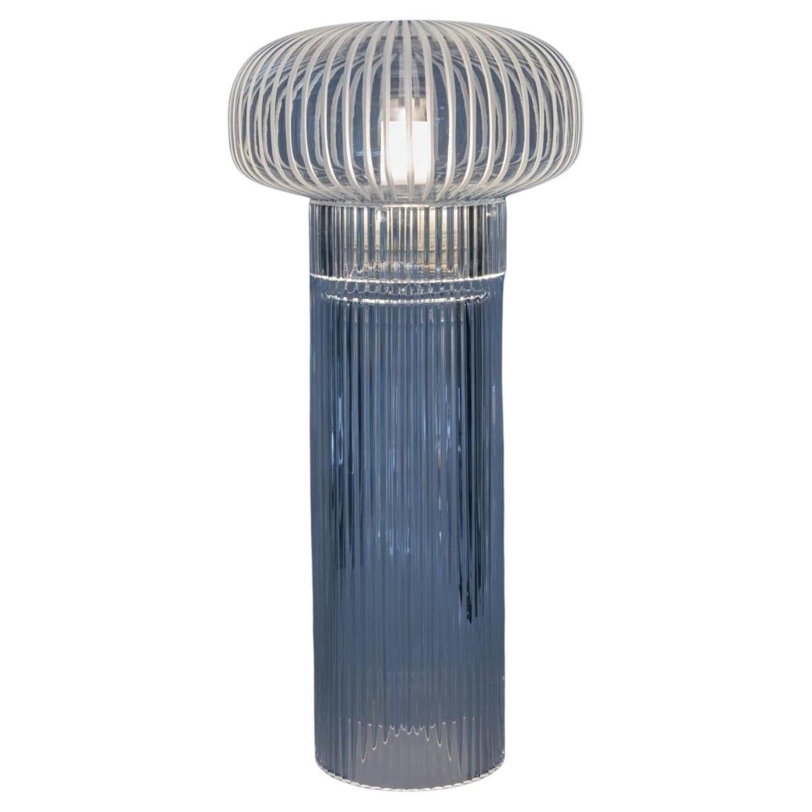 Pure Crystal Glass Onna Clear Piccolo Table Lamp by Studio Bojola For Sale