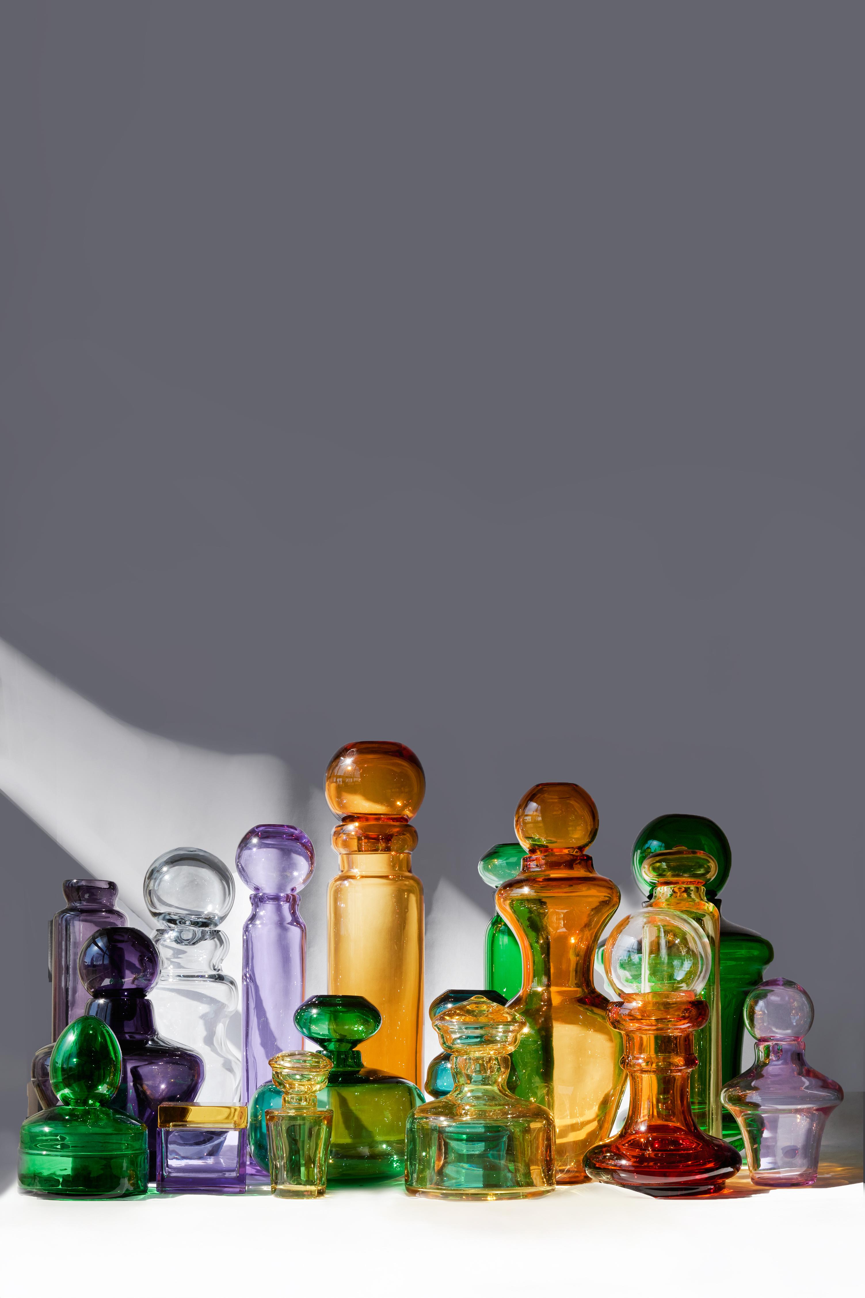 Contemporary Pure Crystal Nuvola Vase by Studio Bojola For Sale