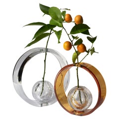 Pure Crystal Saturno & Saturnino Vase by Studio Bojola