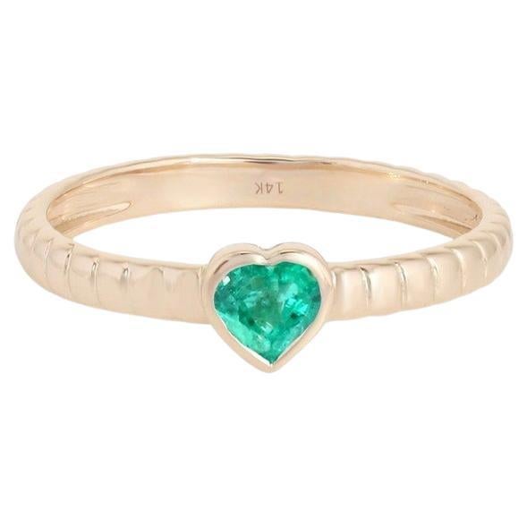 For Sale:  Pure Emerald Pink Sapphire 14K (or 18k upon request) Yellow Gold Solitaire Ring