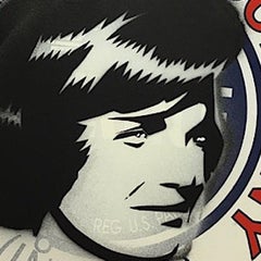 Jackie - on actual metal sign