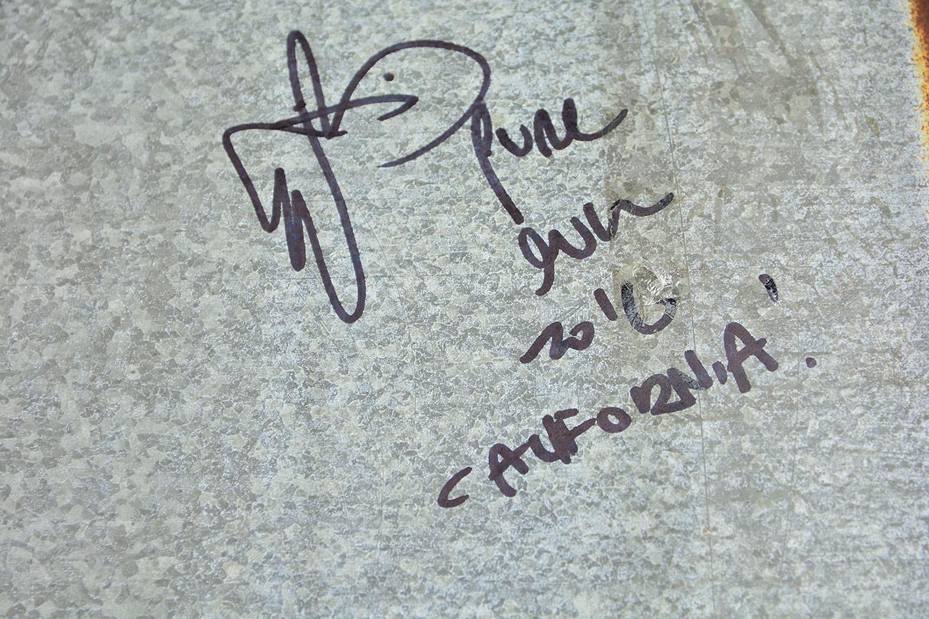 PURE EVIL: 300$ Fine - Pure Elvis Presley - Unique work on metal sign. Pop art - Street Art Mixed Media Art by Pure Evil