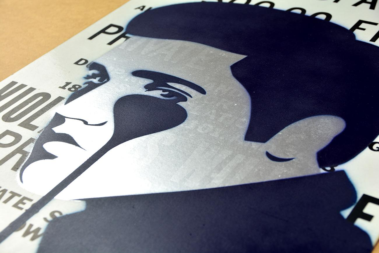 UNIQUE œuvre Urban Pop Art Hollywood par Elvis Presley - 300 $ en vente 1