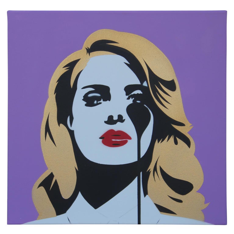 Pure Evil - "Lana Del Rey Born To Die", Painting For Sale ...