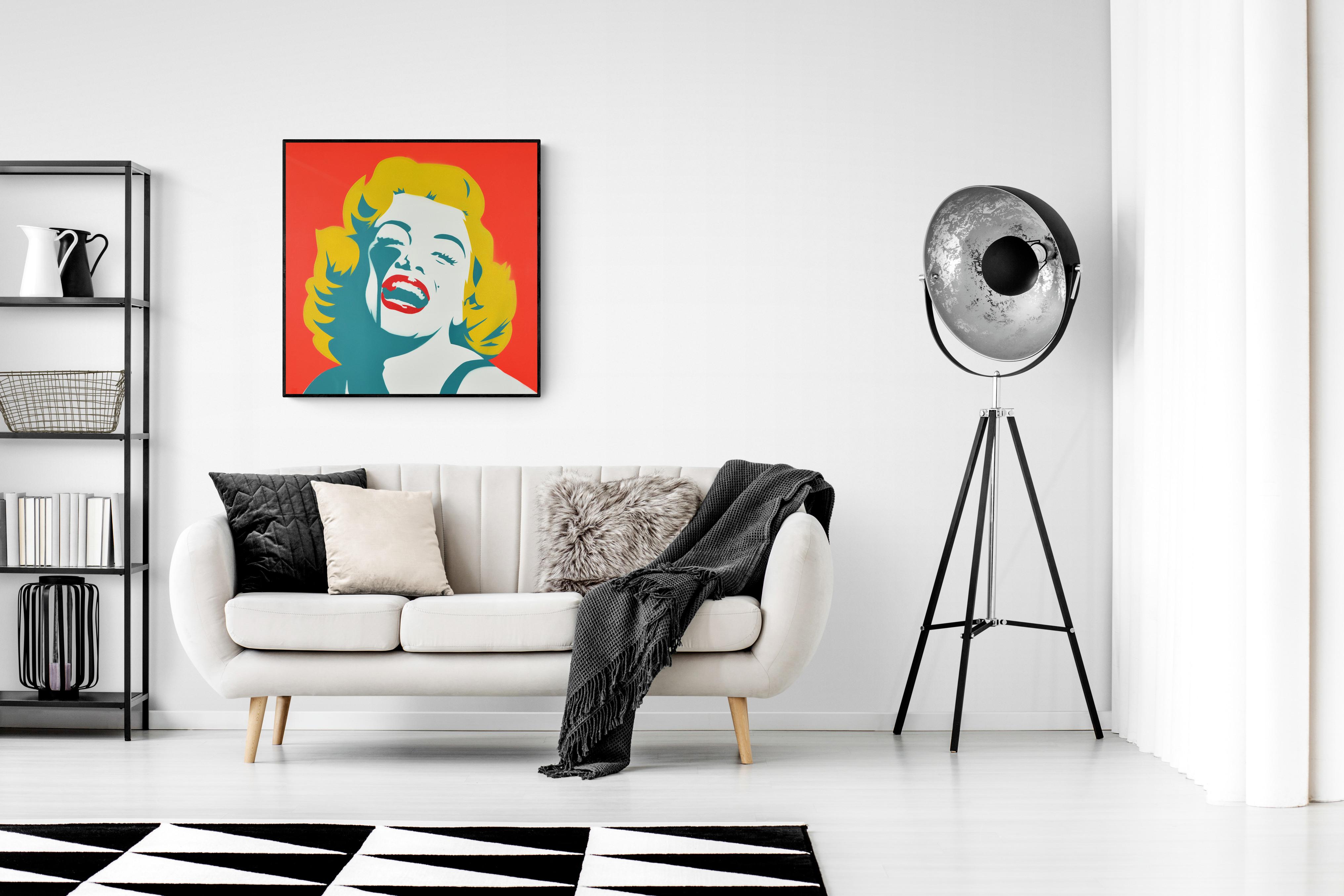 PURE EVIL: Screaming Marilyn Monroe CANVAS - Street art, Pop Art 1