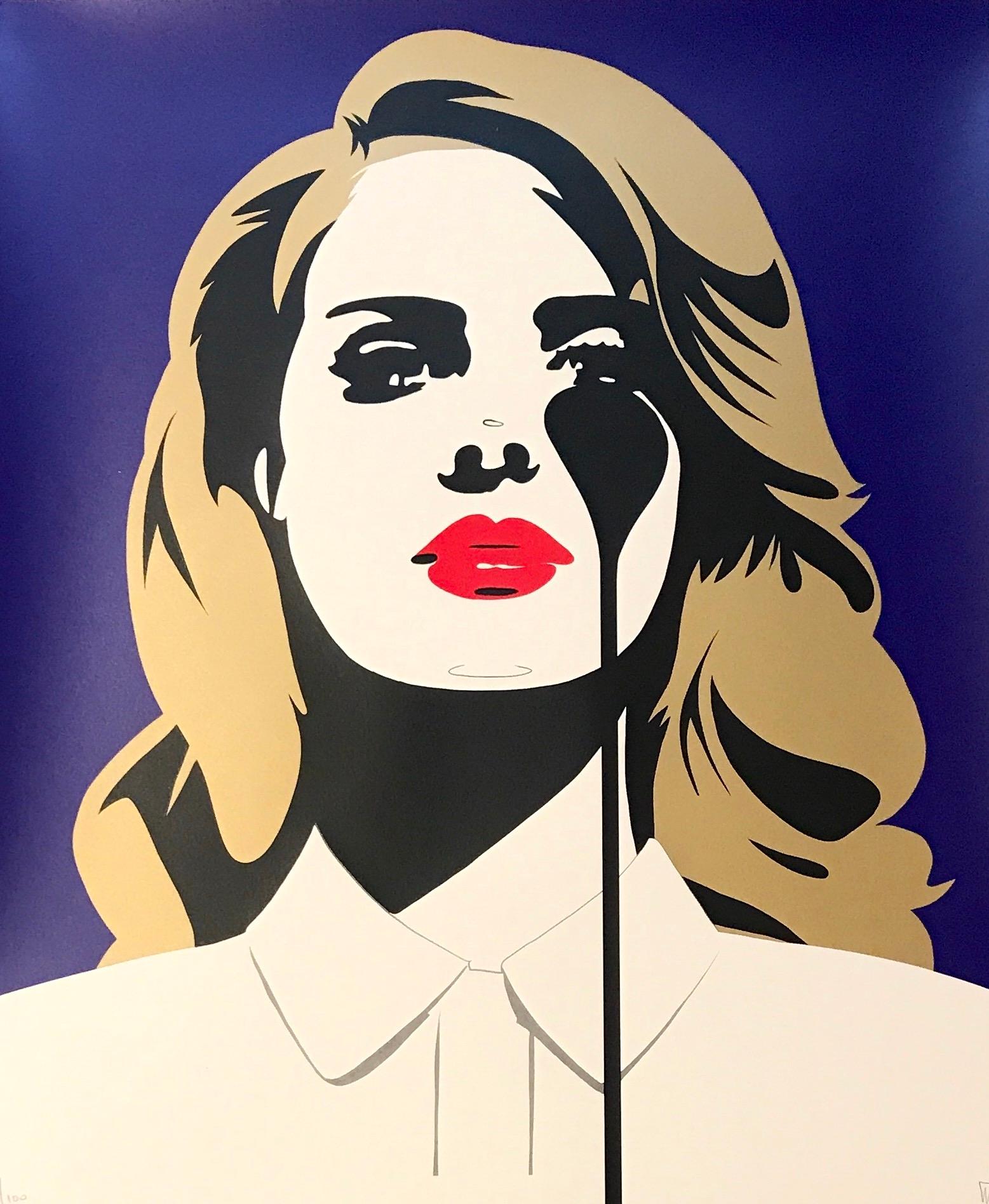 Pure Evil Portrait Print – Lana Del Rey - American Icon