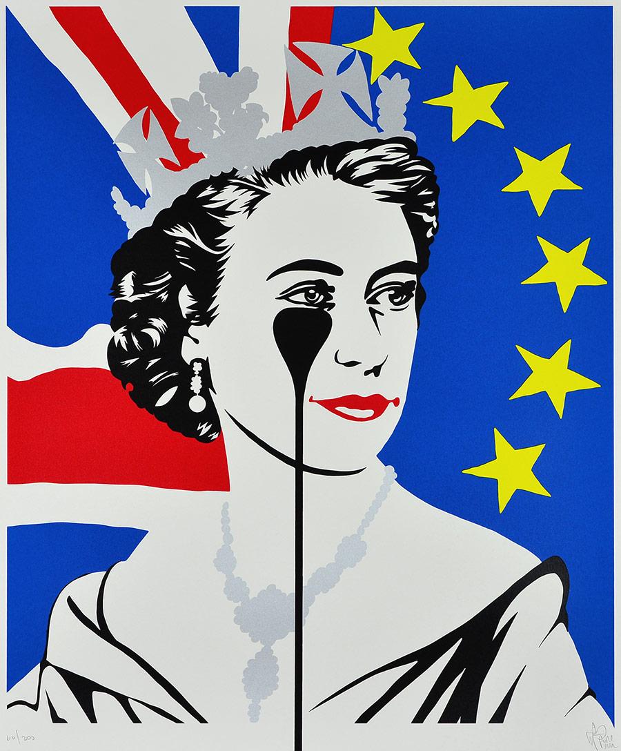 Pure Evil Figurative Print - PURE EVIL: Brexit Nightmare - Limited edition screen print - Street Art, Pop Art