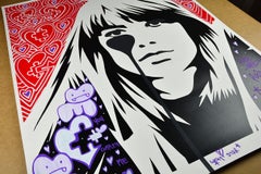 PURE EVIL: JACQUES DUTRONC'S NIGHTMARE Unique hand finished Street Pop Art