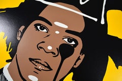 Pure Evil - KING SAMO Basquiat Street Urban Pop Art Graffiti Icons UK Noir