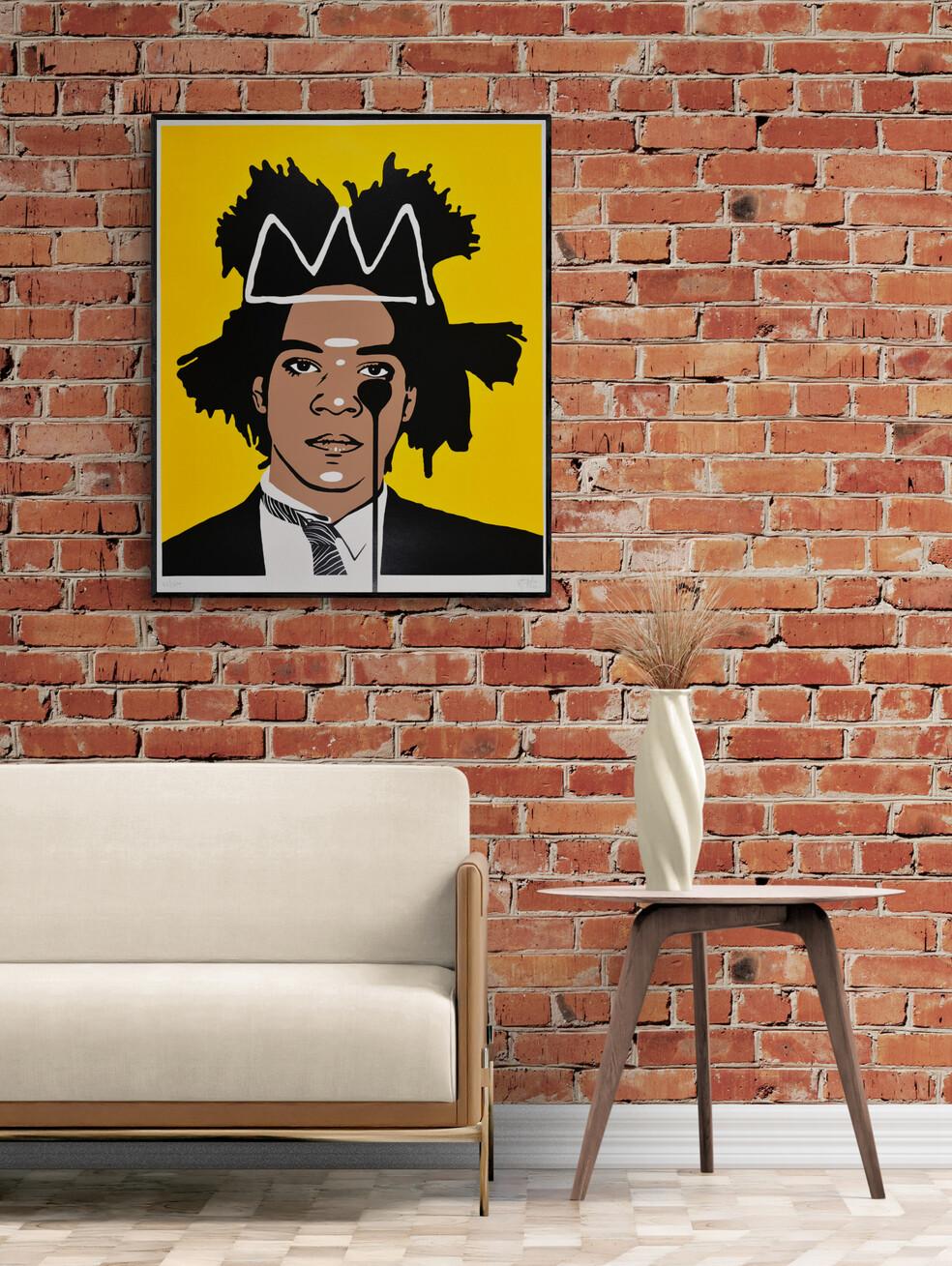 Pure Evil - KING SAMO Basquiat Street Urban Pop Art Graffiti Icons UK Black 6