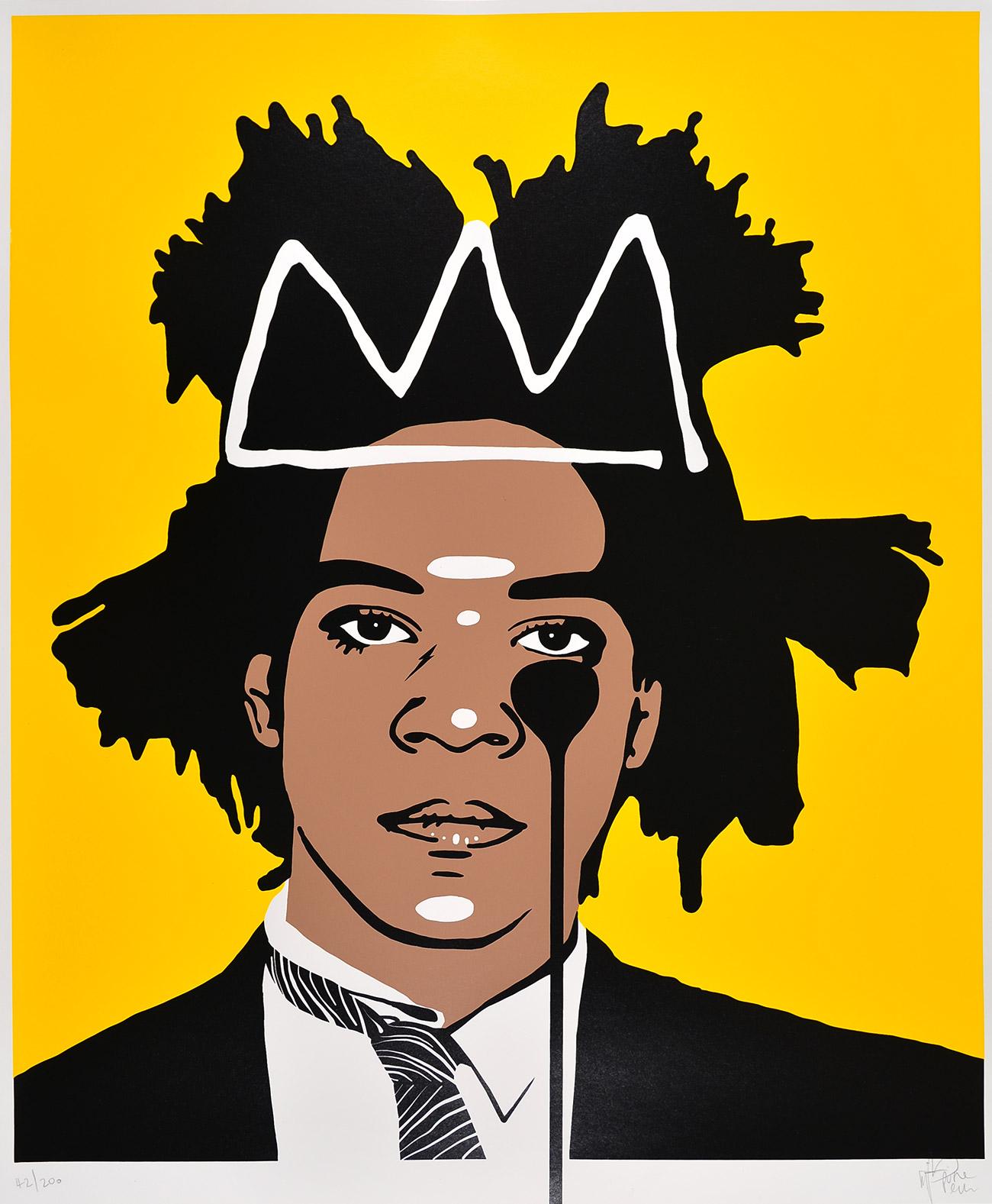 Pure Evil - KING SAMO Basquiat Street Urban Pop Art Graffiti Icons UK Black