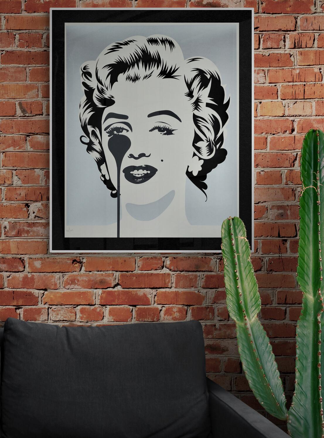 PURE EVIL - MARILYN MONROE CLÁSICO NEGRO Callejero Urbano Pop Graffiti Hollywood UK en venta 1
