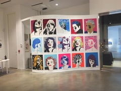 Pure Evil Smiling Red Jackie O - handfinished