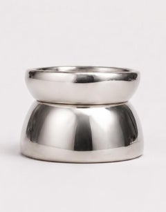 Pure Form 02 Two Modular Ring in Sterling Silver 925 by KARNEEVAL
