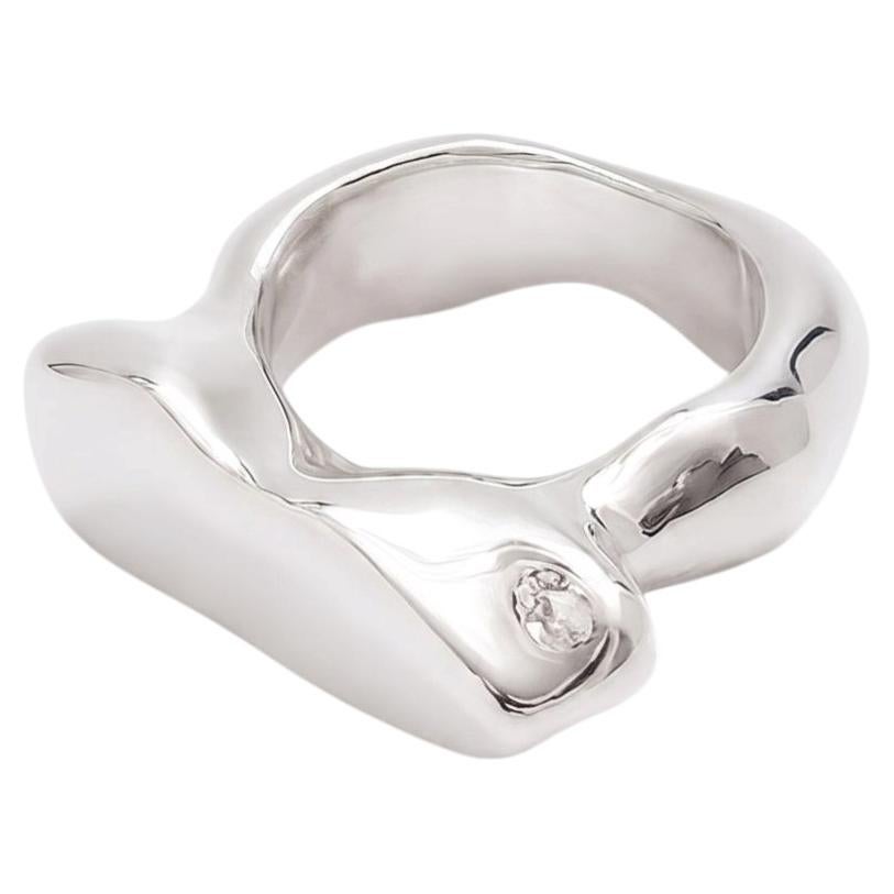 Ring „Pure Form 04“ aus 925er Sterlingsilber von KARNEEVAL