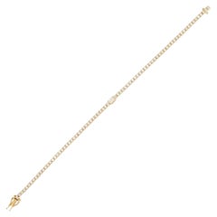 Pure Grace 14K (or 18k upon request) Yellow Gold Sapphire Tennis Bracelet